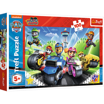 TREFL 100 Puzzle Paw Patrol sur motos 16430