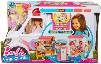 Barbie mobile ambulance with lights and sound FRM19