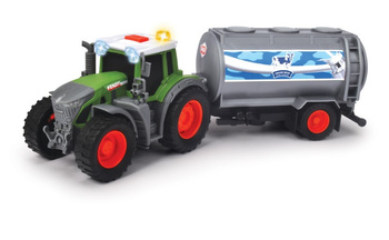 Dickie Fendt tractor with milk trailer toy 373-4000