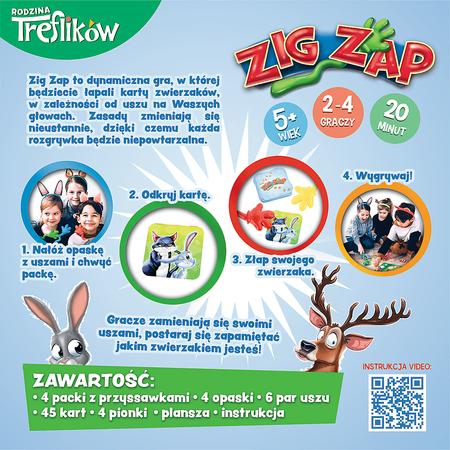 Jeu Zig Zap Famille Treflik 02070