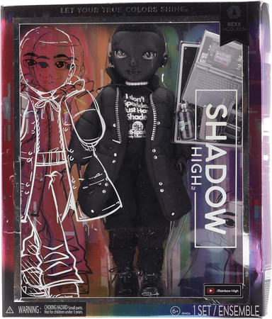 MGA Rainbow Shadow High Rexx McQueen Doll S23 583080