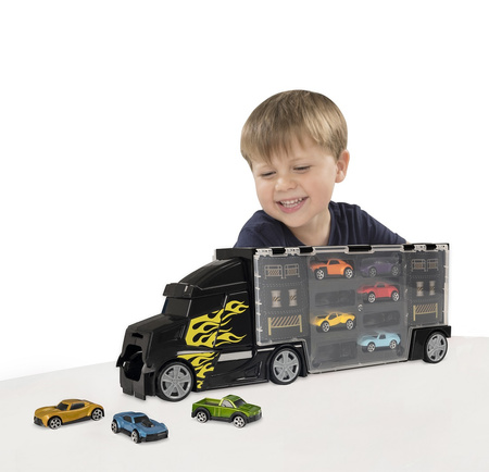 Car transporter + 8 cars for children 1417090