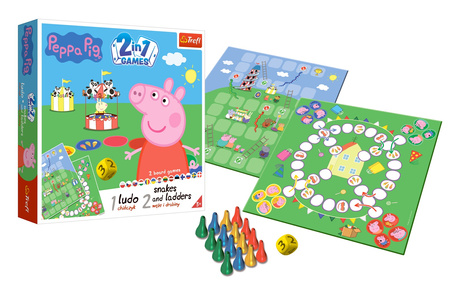 TREFL PL GAME 2in1 Chinese/Snakes and Ladders Peppa 02067