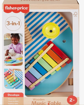 MATTEL Fisher-Price HXT91 wooden musical table