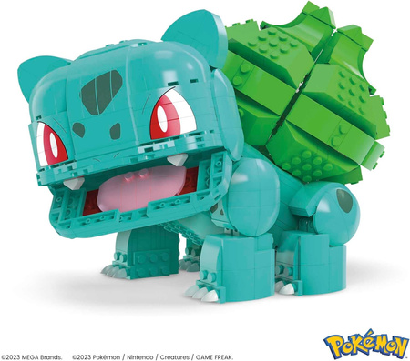 MATTEL MEGA CONSTRUX Pokemon large Bulbasaur building block set HNT96