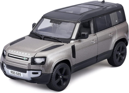 Bburago 1:24 Land Rover Defender 2022 argent 21101SL