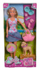 Steffi doll walking the dogs 573-3310