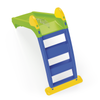 Toboggan vert DOLU pour enfants 3031 30313