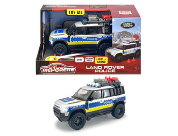 Majorette Land Rover Police avec lumière et son 371-2000