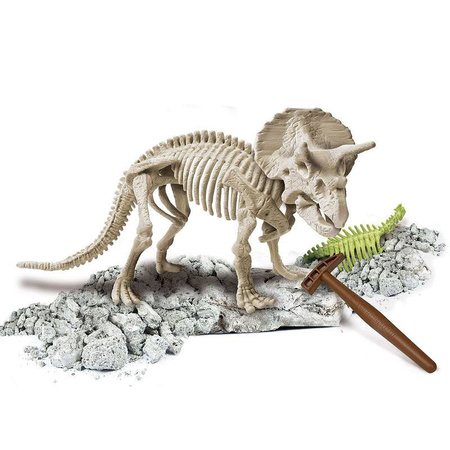 Science fun Fossils Triceratops fluorescent 60892