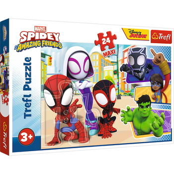 Trefl Puzzle Maxi 24 Spidey et ses amis 14348 - Puzzle pour enfants