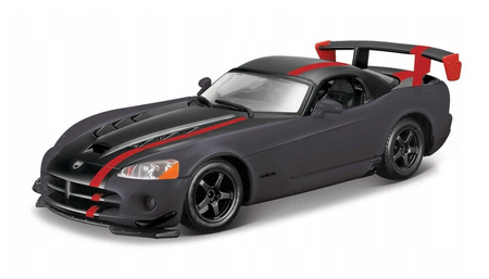 Bburago 1:24 Dodge Viper SRT10ACR Gray&RedStripe 22114