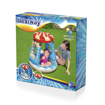 Inflatable pool with roof CIRCUS Bestway 91x91x89cm B52270 52162