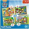 Paw Patrol 4in1 puzzle always on time 34307