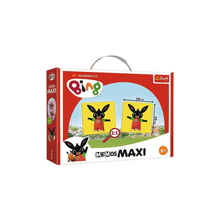 Trefl jeu éducatif mémos Maxi Bing 02265