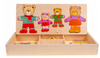 Puzzle en bois 4 ours ANEK Smily Play SPW83594 35941