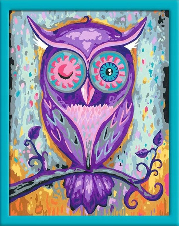 Peinture par numéros CreArt Hibou - set 28990