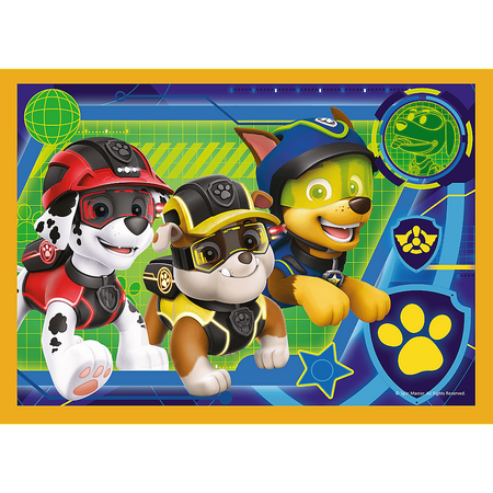 4in1 Holiday Paw Patrol puzzle for children 34395