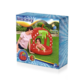 Bestway Inflatable pool with roof 94x91cm STRAWBERRY B52387 82947