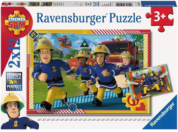 Puzzle 2x12 Fireman Sam and his team 05015