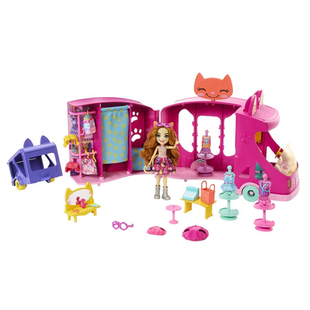 Enchantimals Mobile Fashion Studio with HPB34 Doll - Creative Set for Children