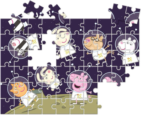 Clementoni puzzle 60 Happy Color Peppa Pig 26096