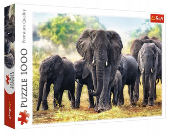 Puzzle 1000 pieces African elephants 10442