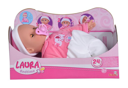 Laura sleeping mom dad 24 sounds 38cm 514-9466