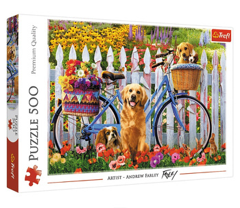 PUZZLE CREFL 500 pièces Aventure de chien 37450