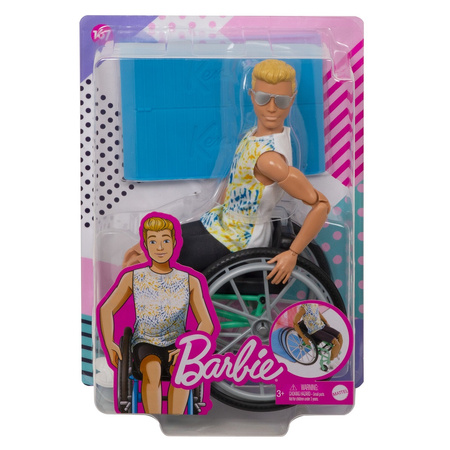 Poupée Barbie Ken en fauteuil roulant GWX93