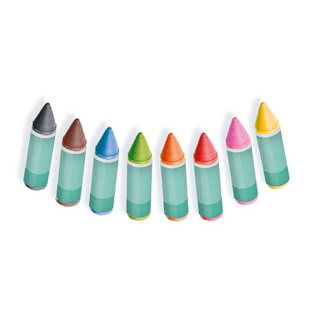 Crayons de bain pour enfants 8 couleurs 13050