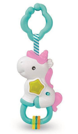 Interactive unicorn rattle 17366