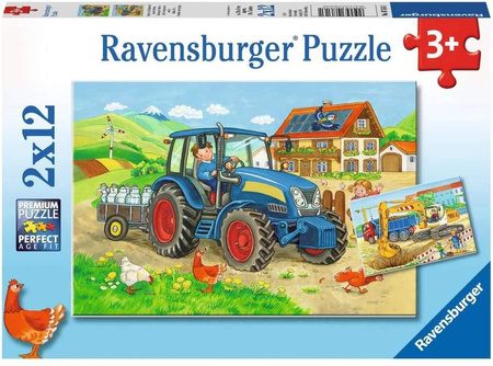 Puzzle 2 x 12 Construction and Farming 07616