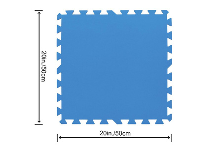 Bestway foam underlay for swimming pool 50x50 cm 8 pcs. B58220