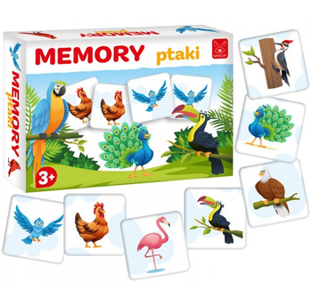 KANGUR PL Memory Game Birds 40643