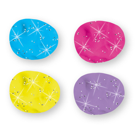 Shiny SES Playdough 4x90g 00515 05153