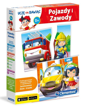 Educational puzzle Vehicles and Professions Brum Brum 60920