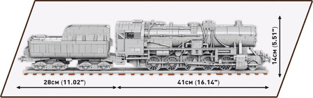 Locomotive à vapeur Kriegslokomotive Baureihe 52 6281