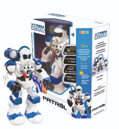 Xtrem Robot Patrol Bot - Interactive Toy 380972