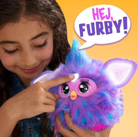 Interactive FURBY mascot purple F6743