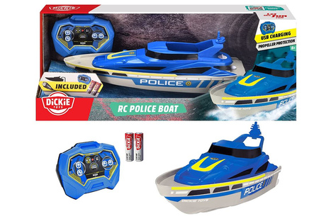 RC Police Boat 110-7003