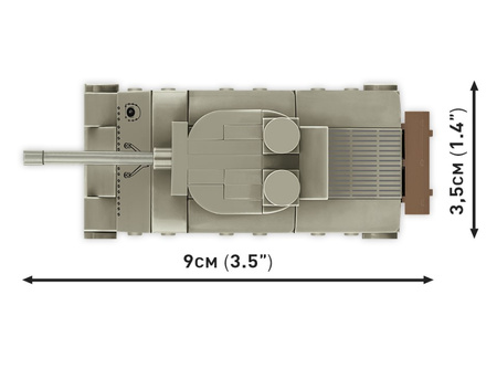 COBI HC WWII tank M4A3 Sherman 103kl 3089 - model for assembly