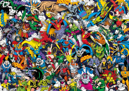 Clementoni puzzle 1000 Impossible DC Comics 39599