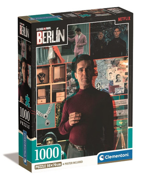 Clementoni Puzzle 1000 pièces Compact Netflix Berlin 39849