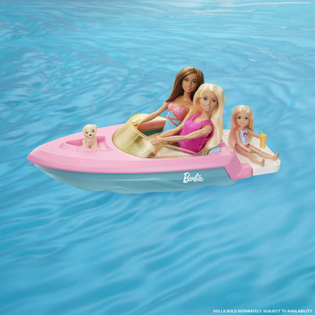 Bateau à moteur Barbie avec accessoires GRG29