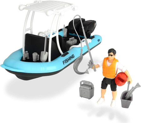 PLAY LIFE fishing boat set RIB 383-3004