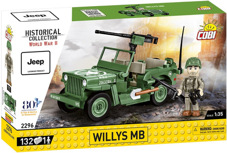 COBI HC WWII Willys MB & M2 Gun 150kl 2296