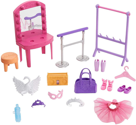 Ensemble d'école de ballet Barbie Chelsea GHV81