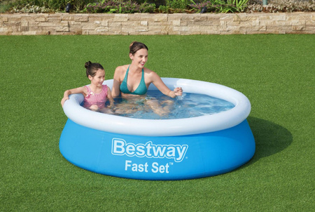 Piscine gonflable à expansion Bestway avec collier 183x51cm B57392 67630