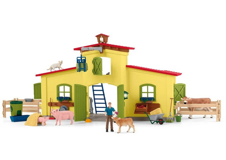 Schleich Grande ferme avec animaux et accessoires 42605